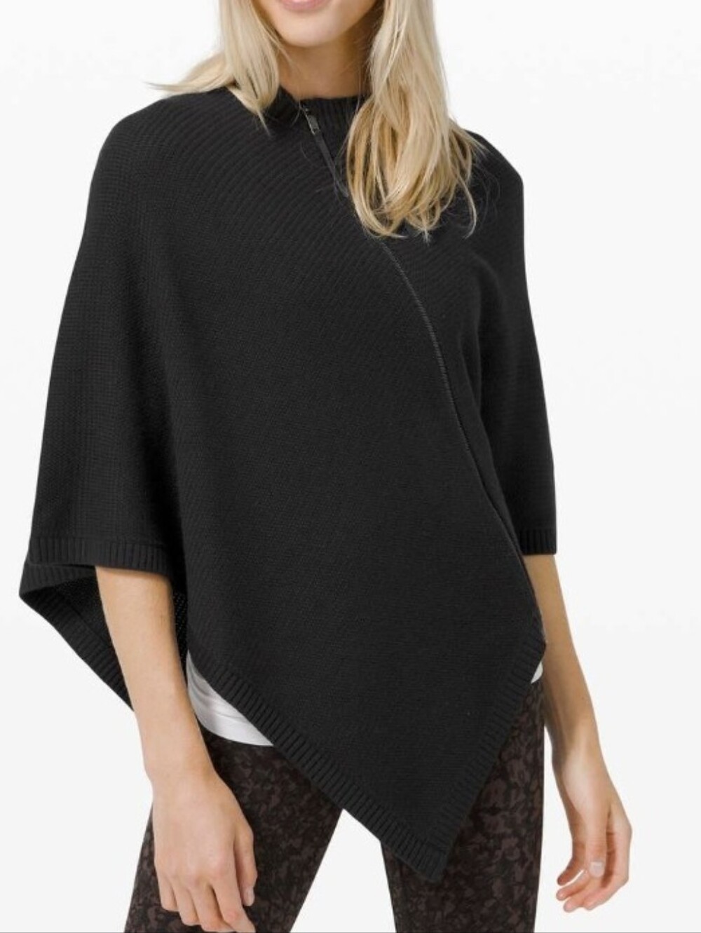 lululemon athletica On The Go Poncho In Black